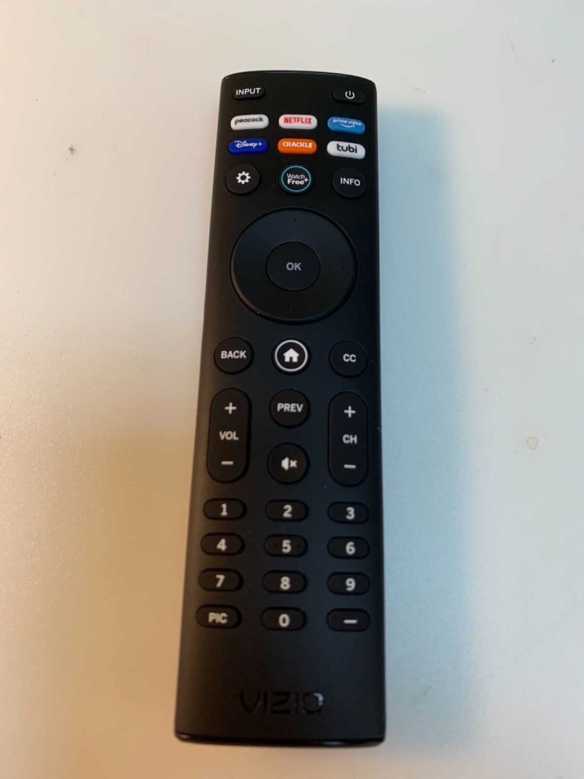 GENUINE Original VIZIO SMART VOICE TV REMOTE CONTROL XRT140 PEACOCK CRACKLE USED