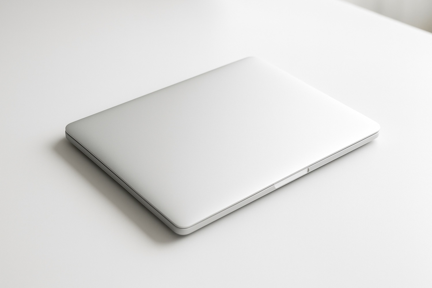 closed laptop crisp and clean