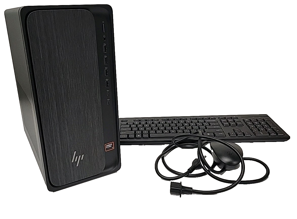 HP OmniDesk Tower Desktop PC AMD Ryzen 7 8700G W11H 32GB RAM 1TB SSD - Open Box